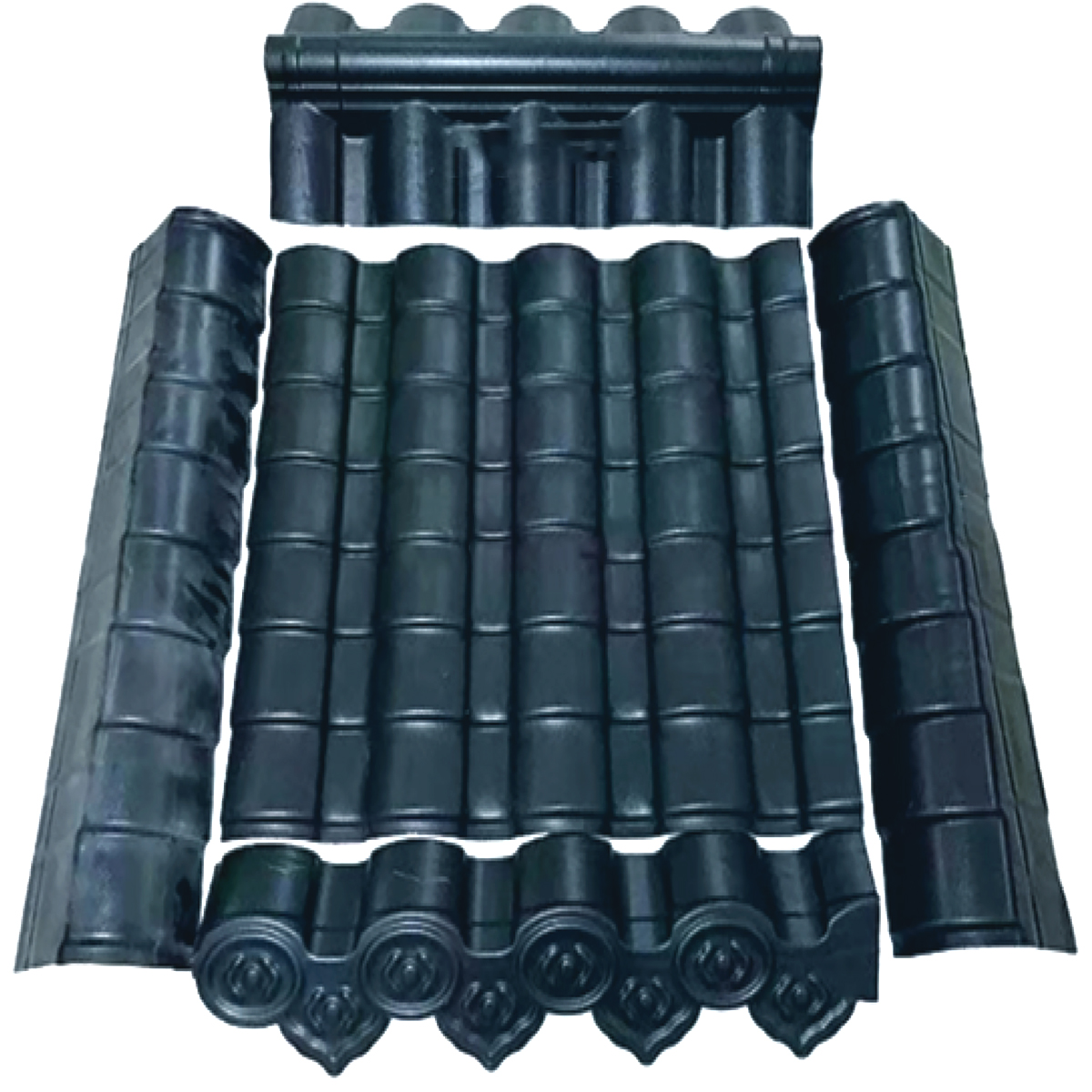 الراتنج بلاط أزرق صغير