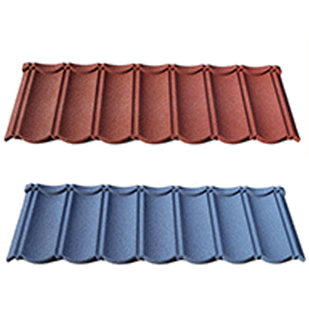 بلاط معدني مطلي بالحجر