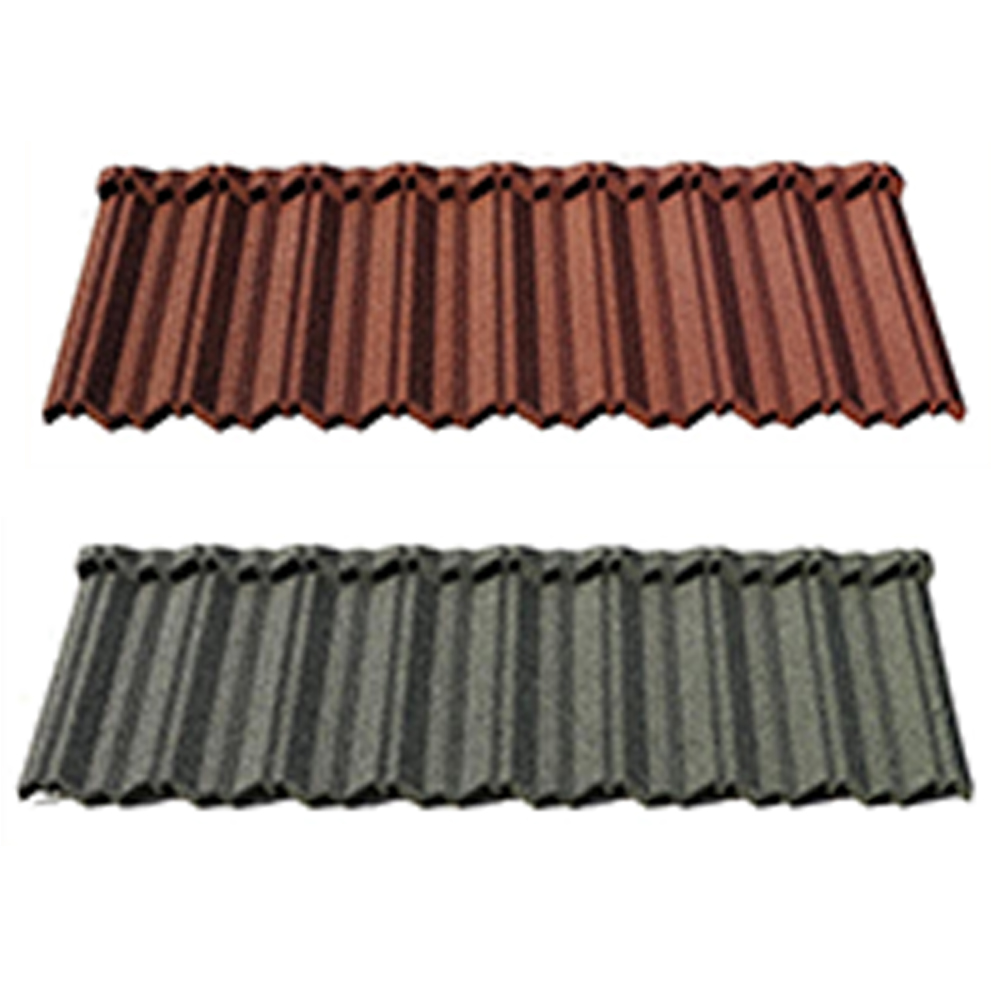 بلاط معدني مطلي بالحجر