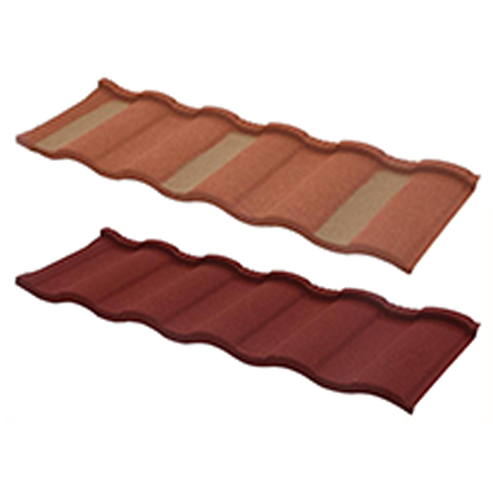 بلاط معدني مطلي بالحجر