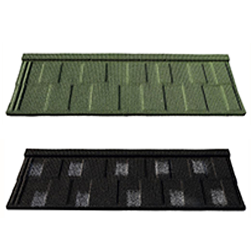 بلاط معدني مطلي بالحجر