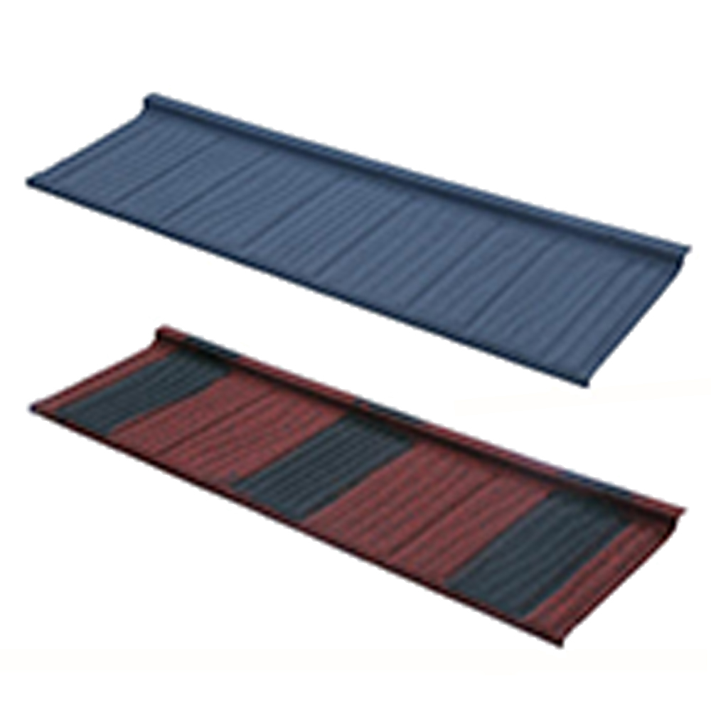 بلاط معدني مطلي بالحجر