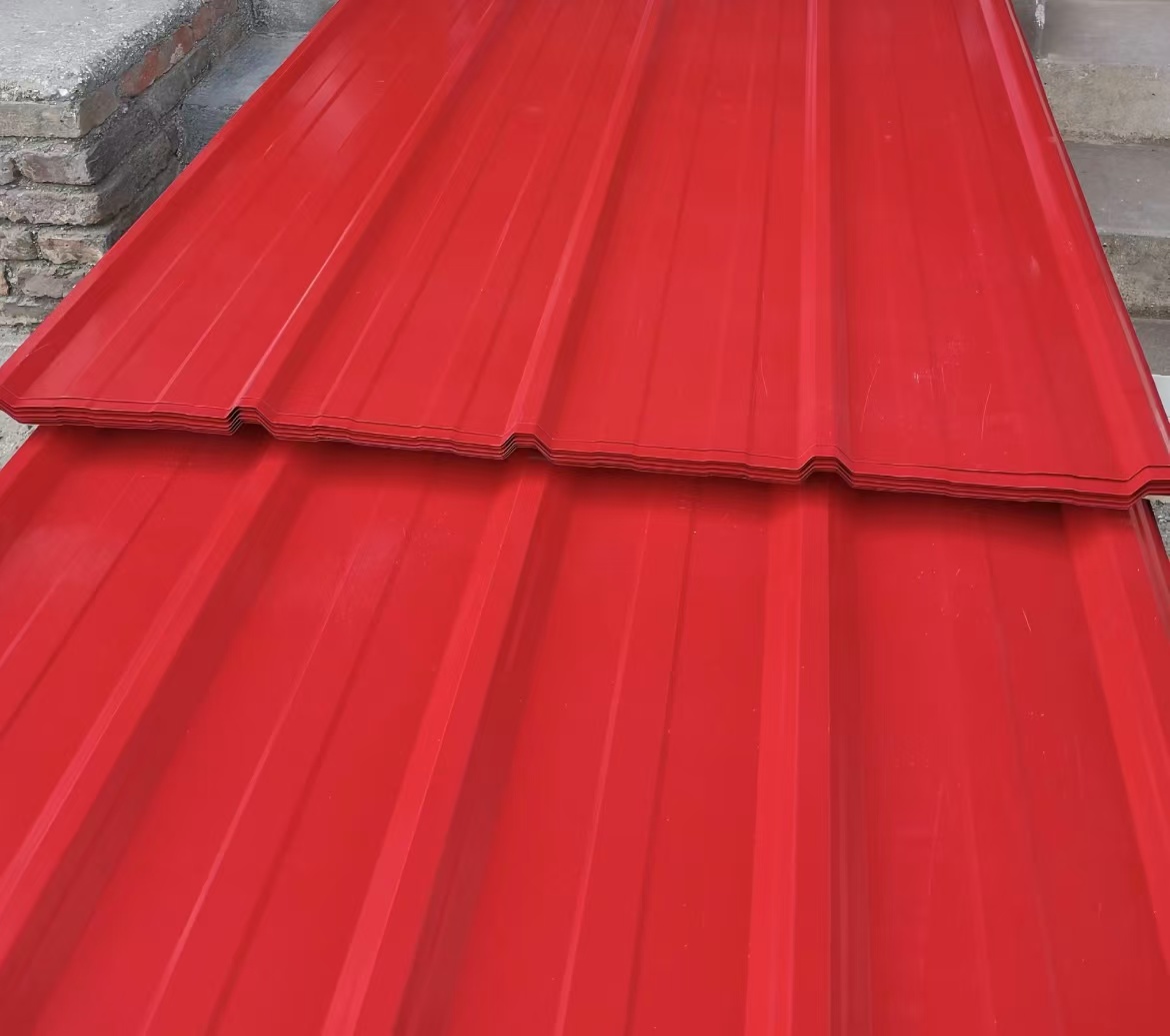 بلاط فولاذي ملون